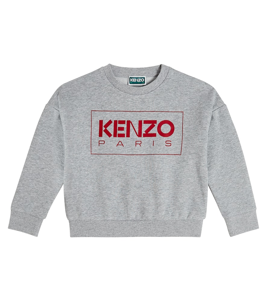 Kenzo Kids Printed cotton-blend sweatshirt