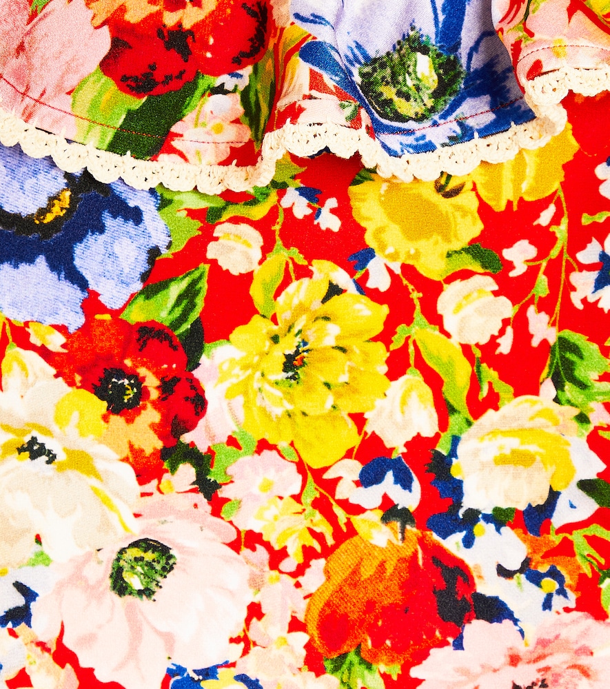  Zimmermann Kids Zimmermann Kids Alight Ruffled Floral Swimsuit 