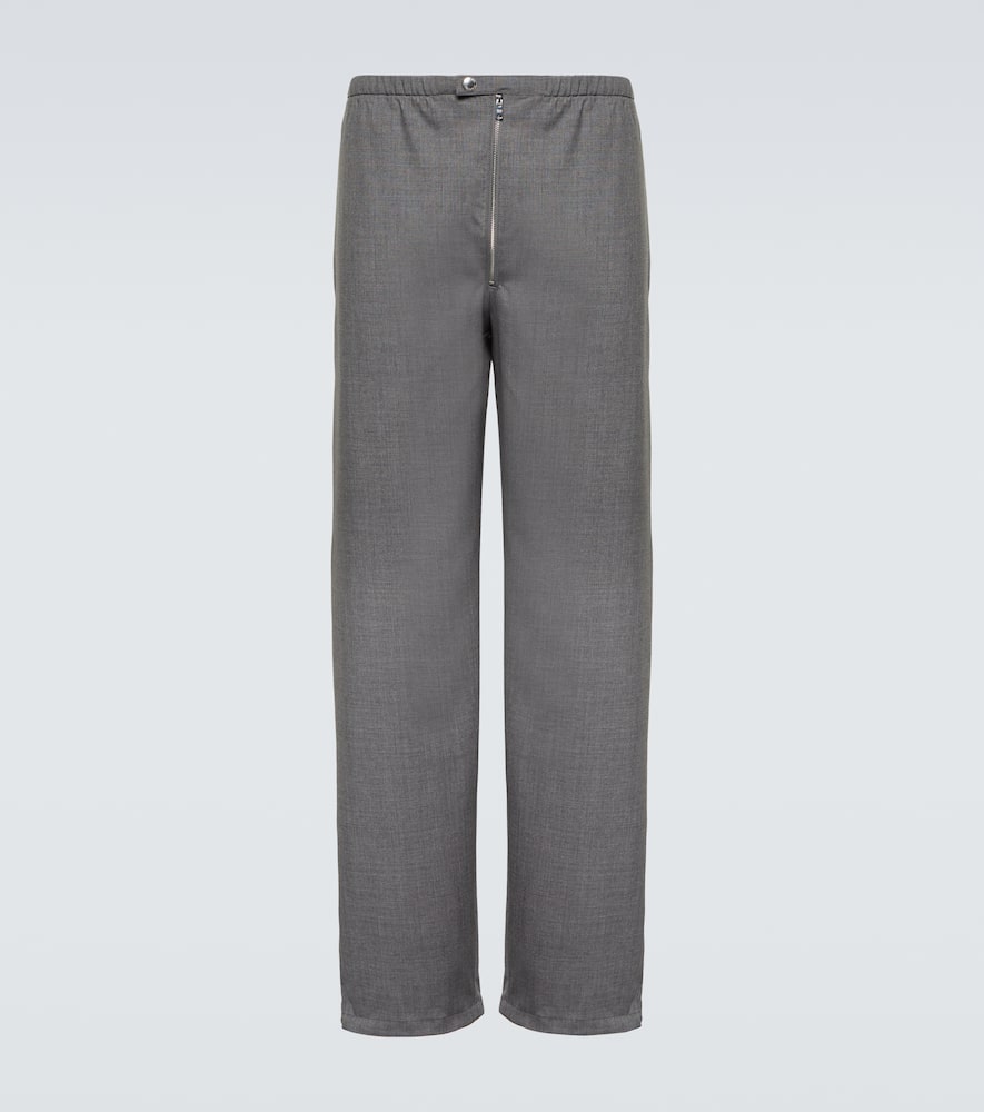 Prada Virgin wool straight pants