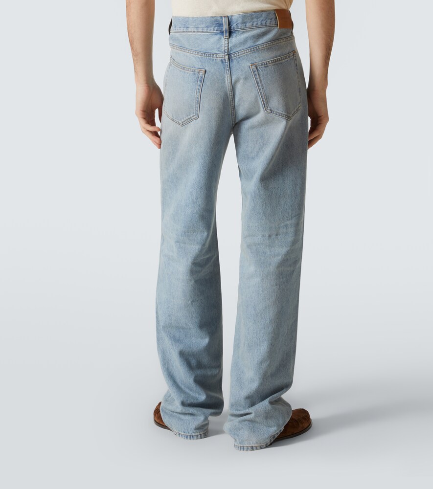  Saint Laurent Saint Laurent Mid-rise Straight Jeans 