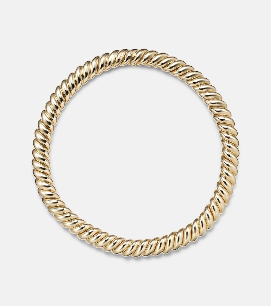 David Yurman Sculpted Cable 18kt gold necklace