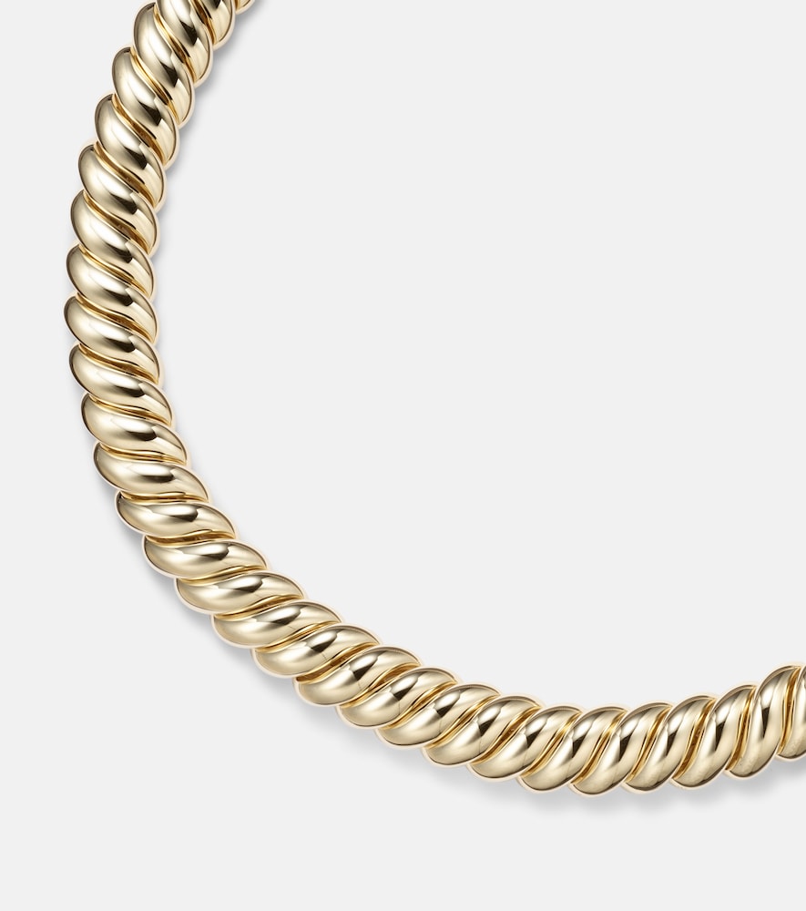  David Yurman David Yurman Halskette Sculpted Cable Aus 18kt Gelbgold 