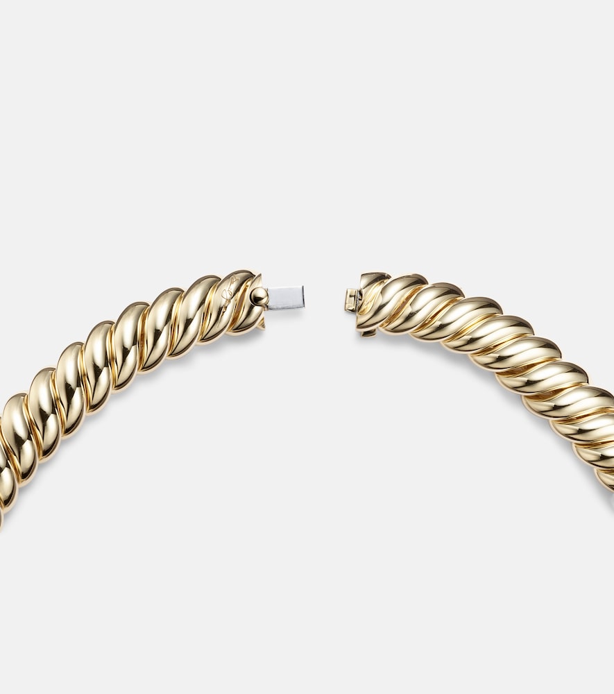  David Yurman David Yurman Halskette Sculpted Cable Aus 18kt Gelbgold 