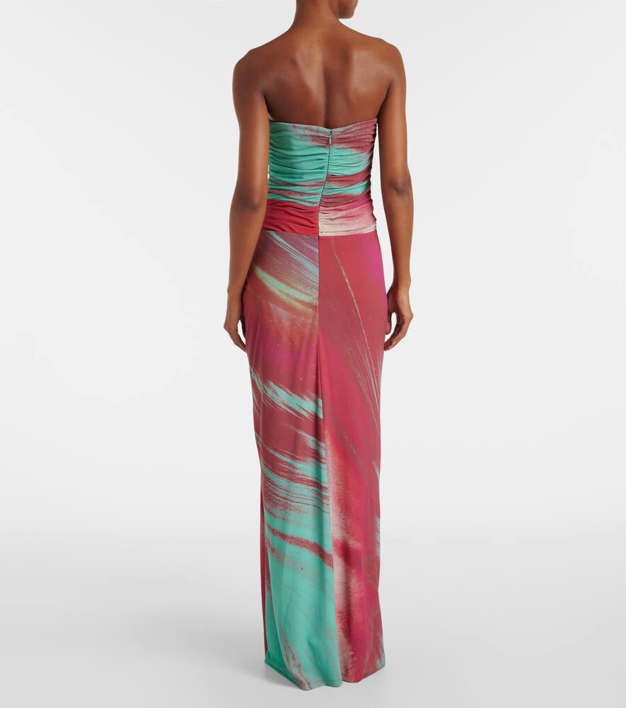 Simkhai Emma Printed Jersey Maxi Dress