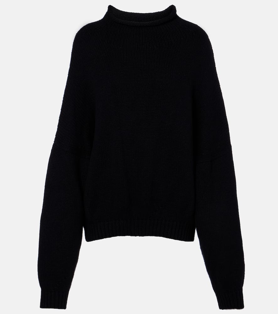 Khaite Juniper Cashmere Turtleneck Sweater In Black