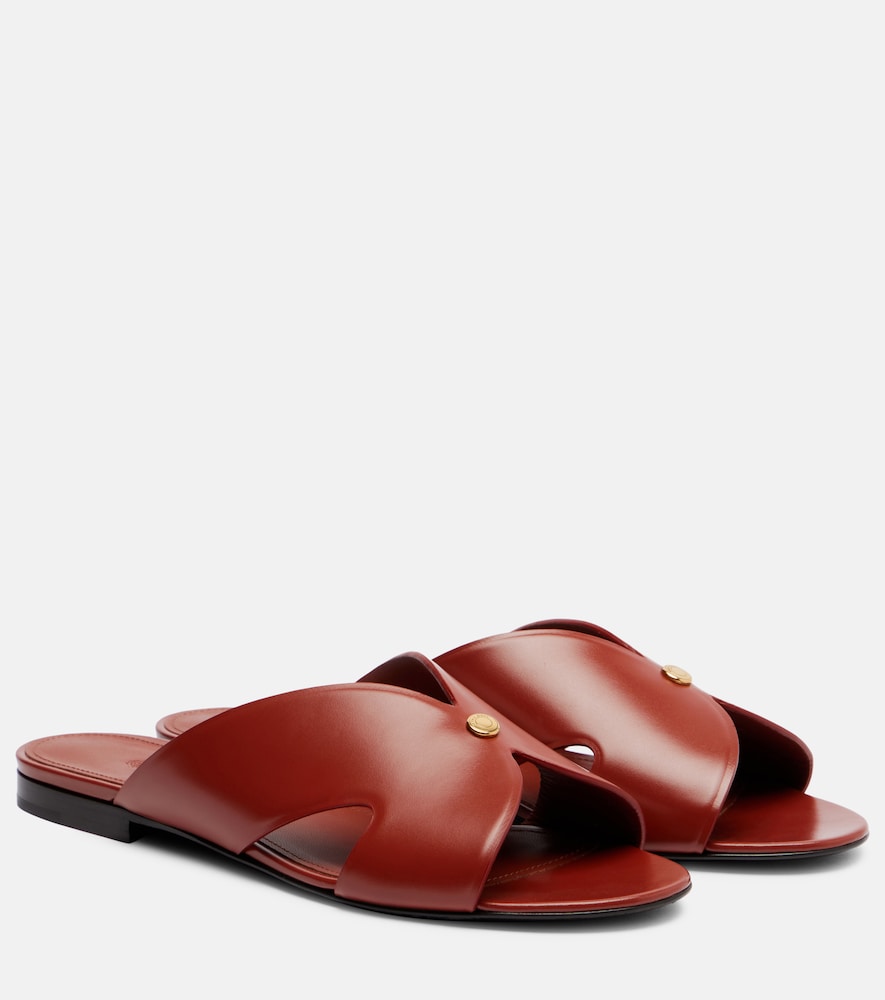 Loro Piana Loro Piana Vera leather slides　ロロ ピアーナ ヴェラ レザー スライド