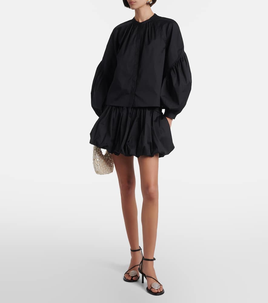 Ulla Johnson Rowena Long Sleeve Blouse In Noir In Black
