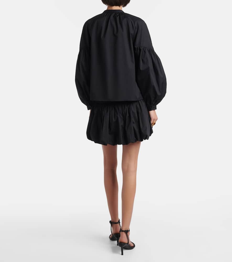 Ulla Johnson Rowena Long Sleeve Blouse In Noir In Black