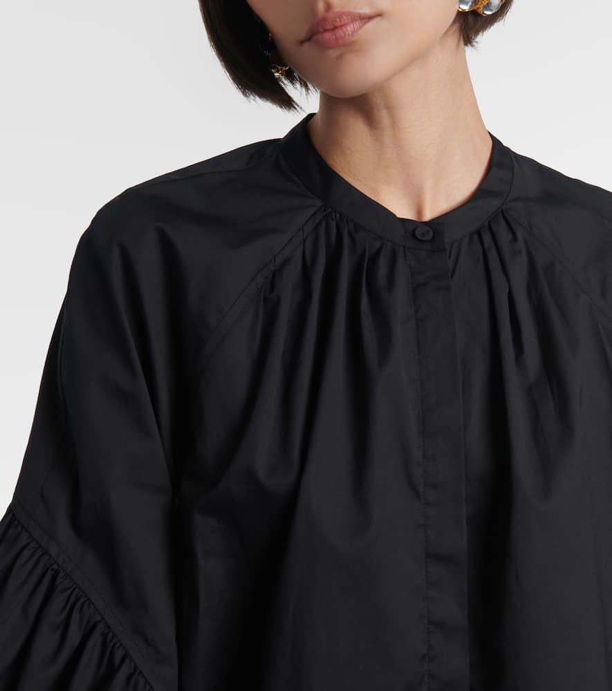 Ulla Johnson Rowena Long Sleeve Blouse In Noir In Black