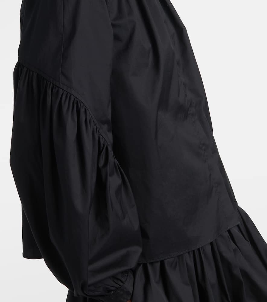 Ulla Johnson Rowena Long Sleeve Blouse In Noir In Black