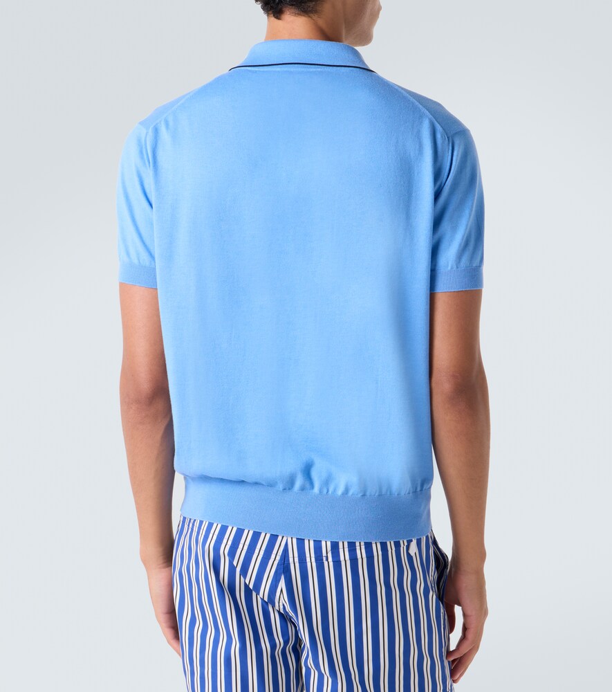  Tom Ford Tom Ford Polohemd Aus Baumwolle Und Seide 