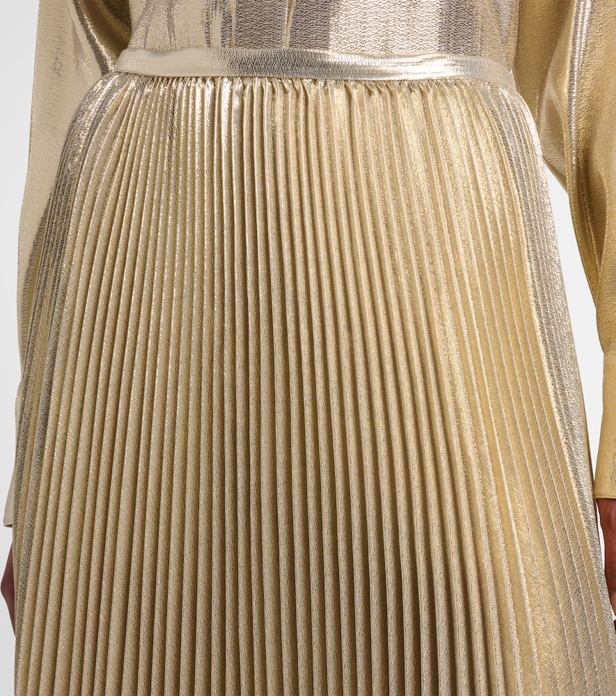  Joseph Joseph Essai Silk-blend Lame Midi Skirt 