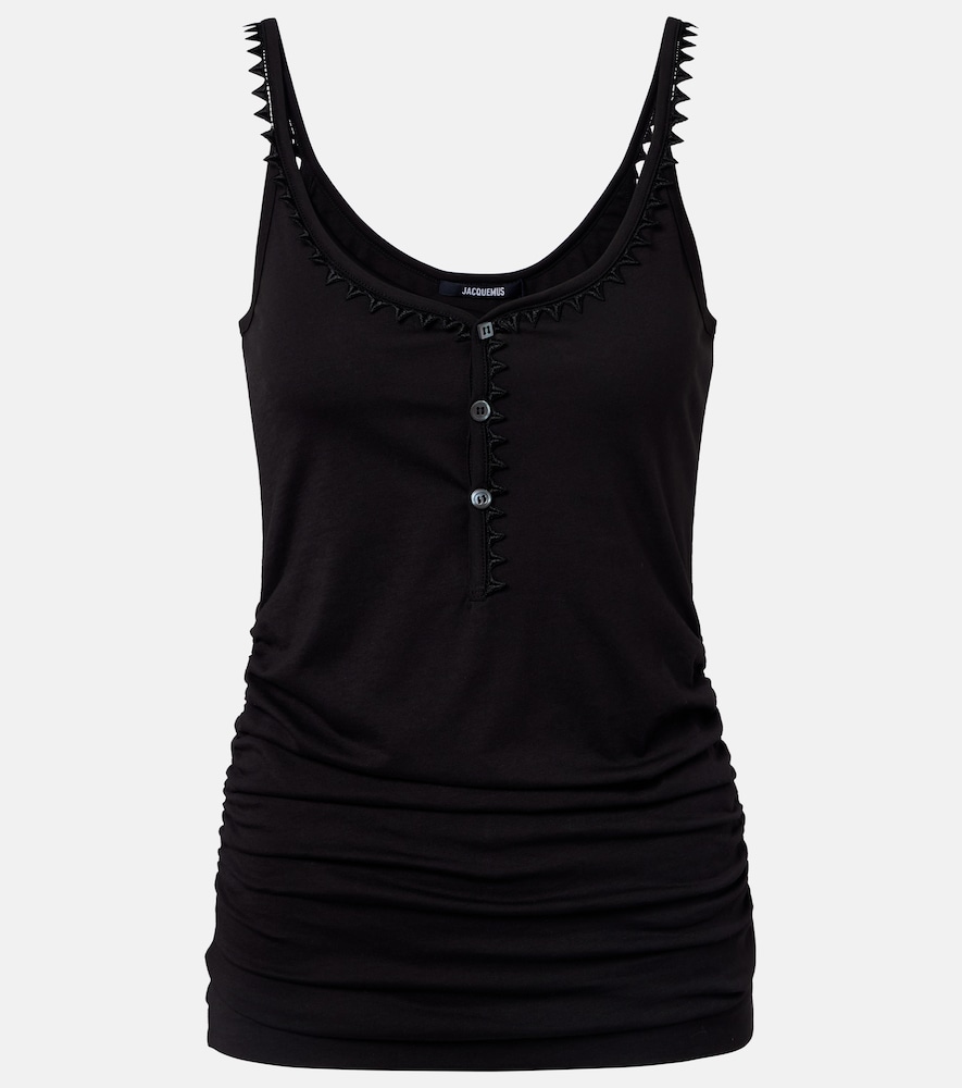 Jacquemus Clavela cotton tank top