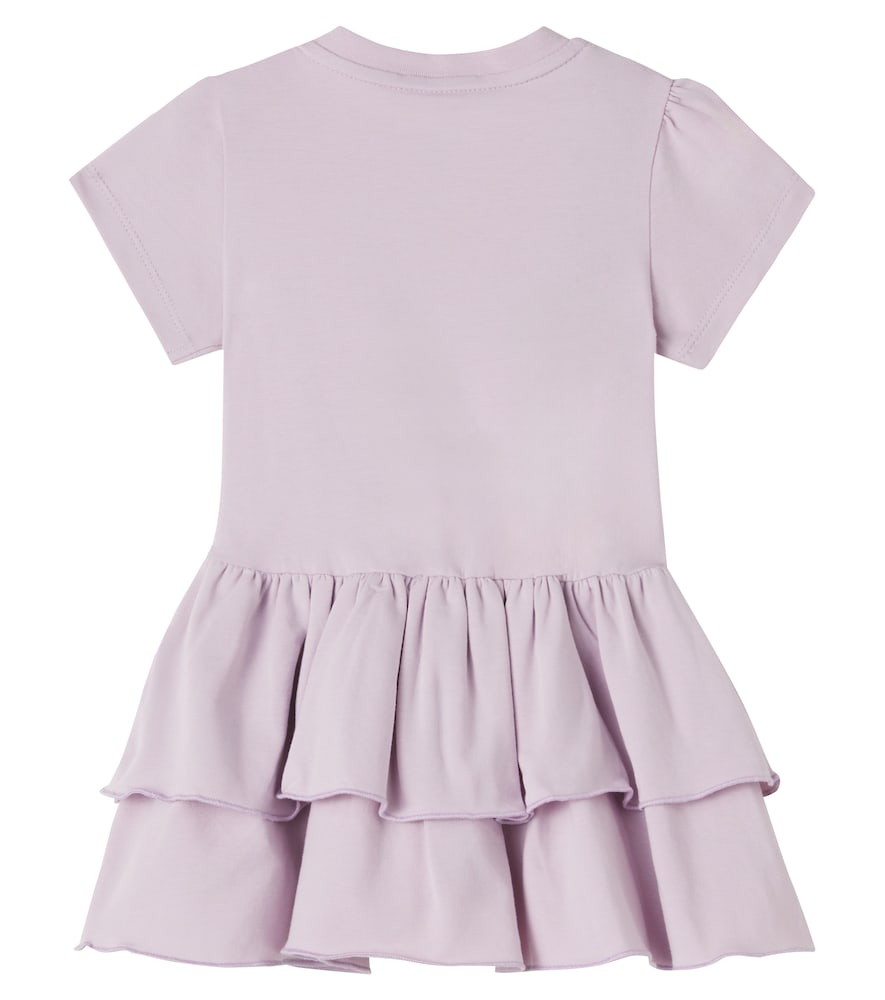  Moncler Enfant Moncler Enfant Baby Logo Cotton Jersey Dress 