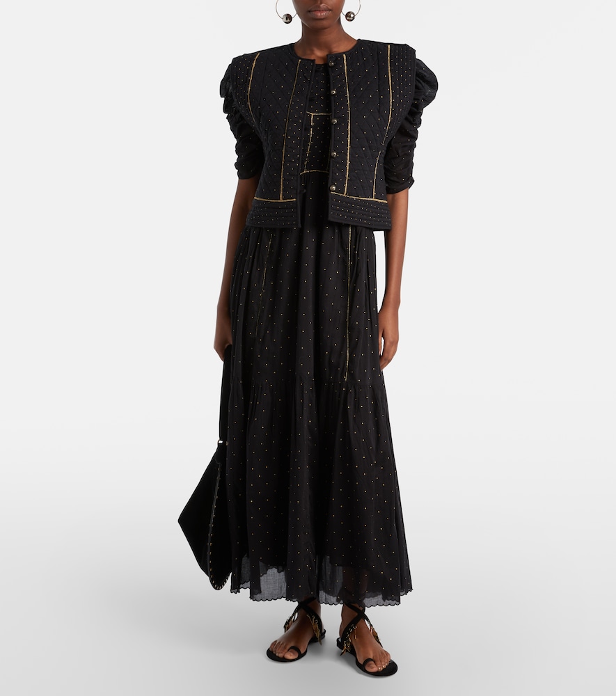  Marant Etoile Marant Etoile Maxikleid Sichene Aus Baumwolle 