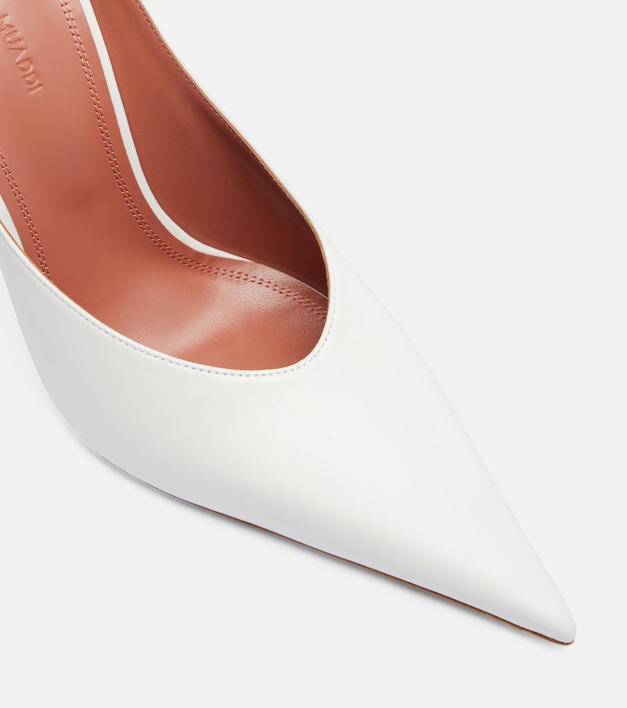  Amina Muaddi Amina Muaddi Anok Leather Pumps 