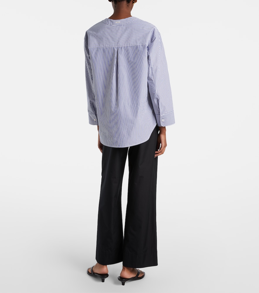  's Max Mara 's Max Mara Weite Cropped-hose Argento Aus Baumwolle 