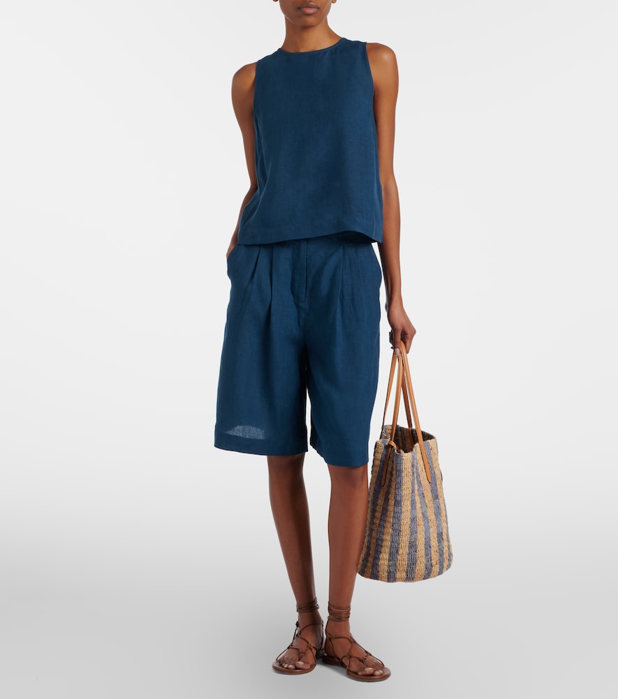 Eres Plaisant linen Bermuda shorts