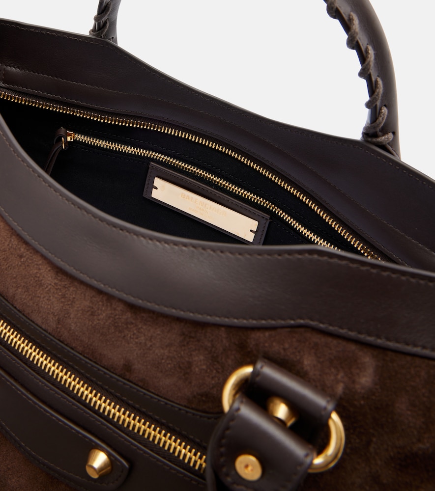  Balenciaga Balenciaga Tote Bag Le City Medium Aus Veloursleder Und Leder 