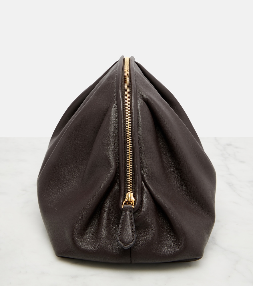  The Row The Row Charlotte Small Leather Clutch 