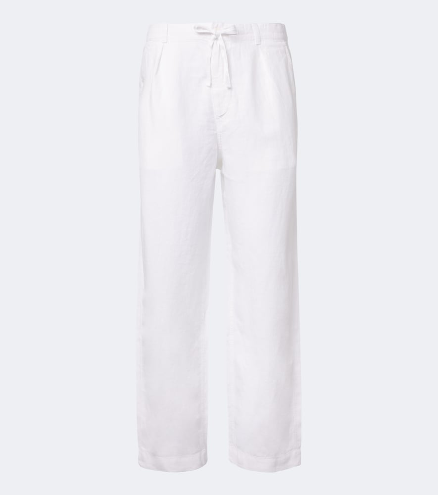 Polo Ralph Lauren Men's White Linen Straight Pants UK Size 36 - Mytheresa