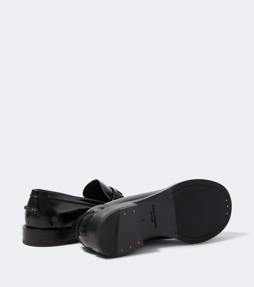 Dolce&Gabbana Leather Penny Loafers