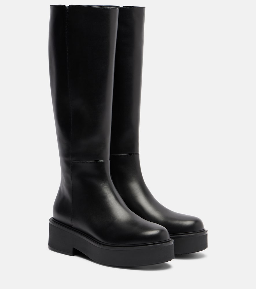 Gianvito Rossi Hiro leather mid-calf boots
