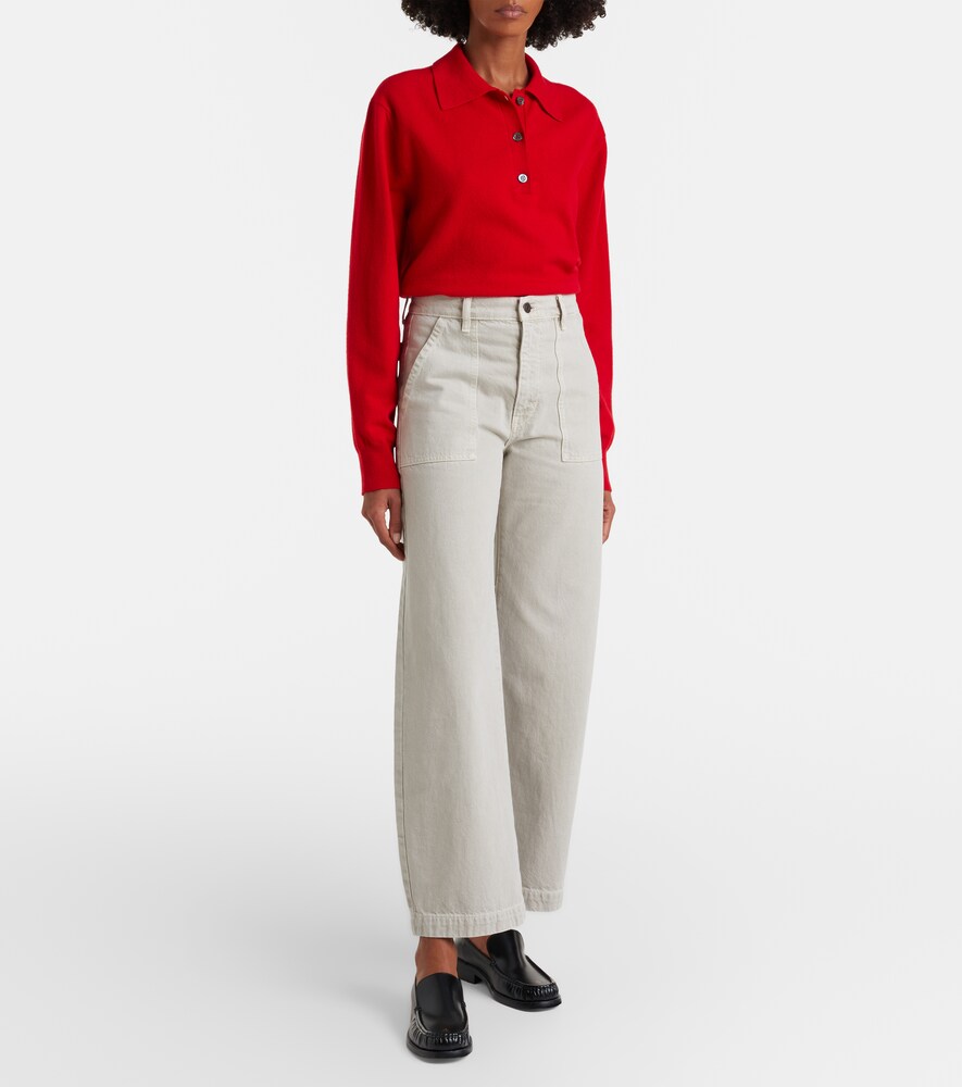 The Bow Barrel-Leg Jeans