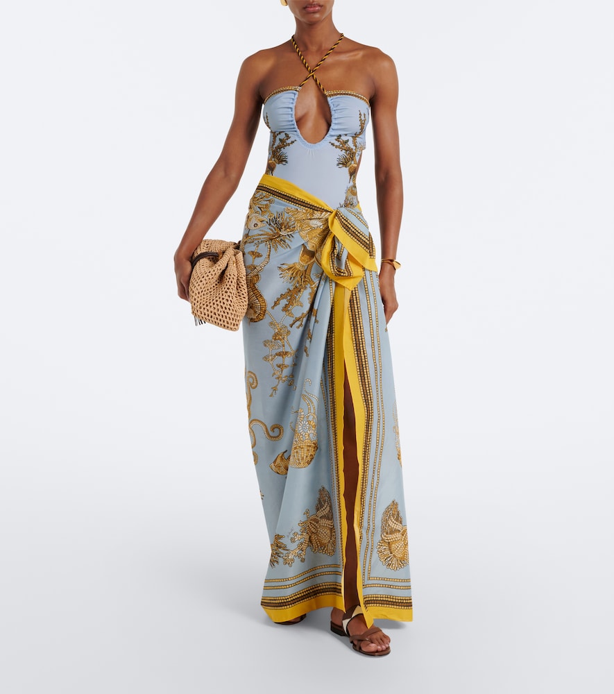 La DoubleJ Printed cotton beach cover-up | Thumbnail 5