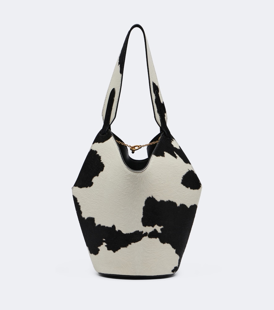 Shopper Lotus Mini in cavallino e suede