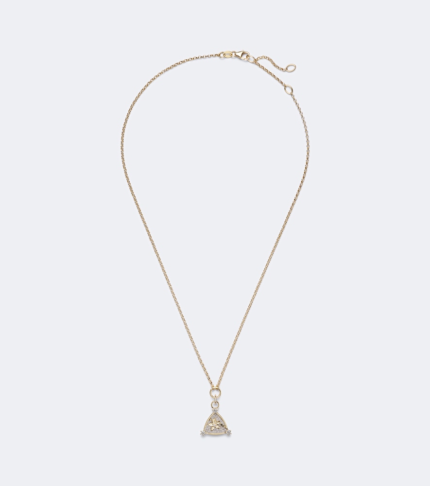 Foundrae Resilience Blossoms 18kt Gold Pendant Necklace With Diamonds