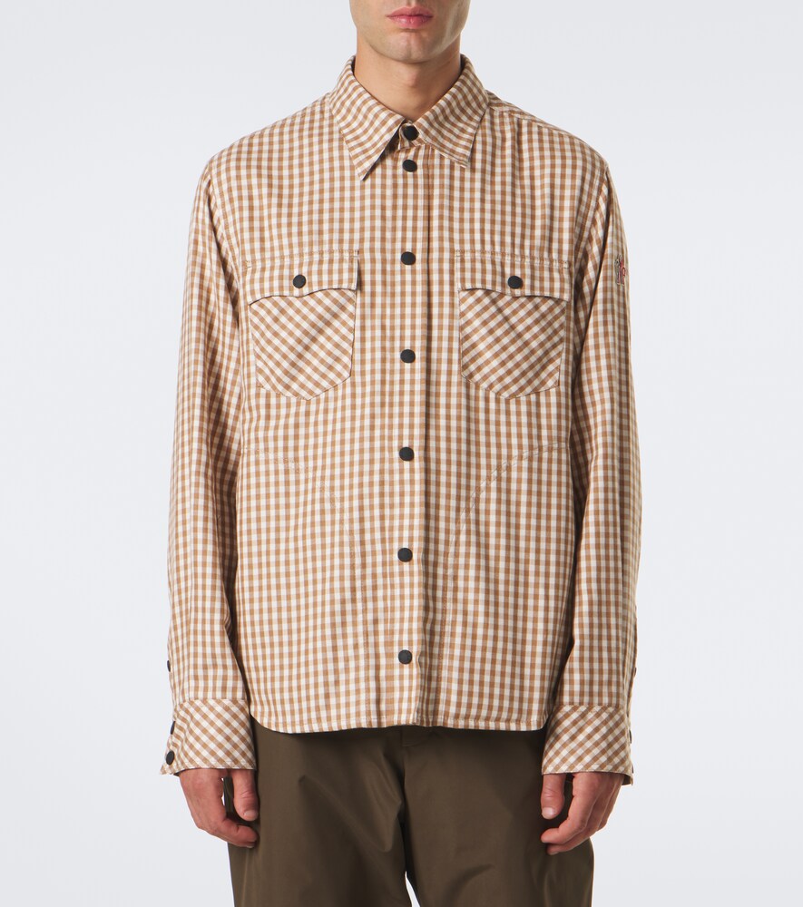 Grenoble Check Cotton-Blend Twill Shirt