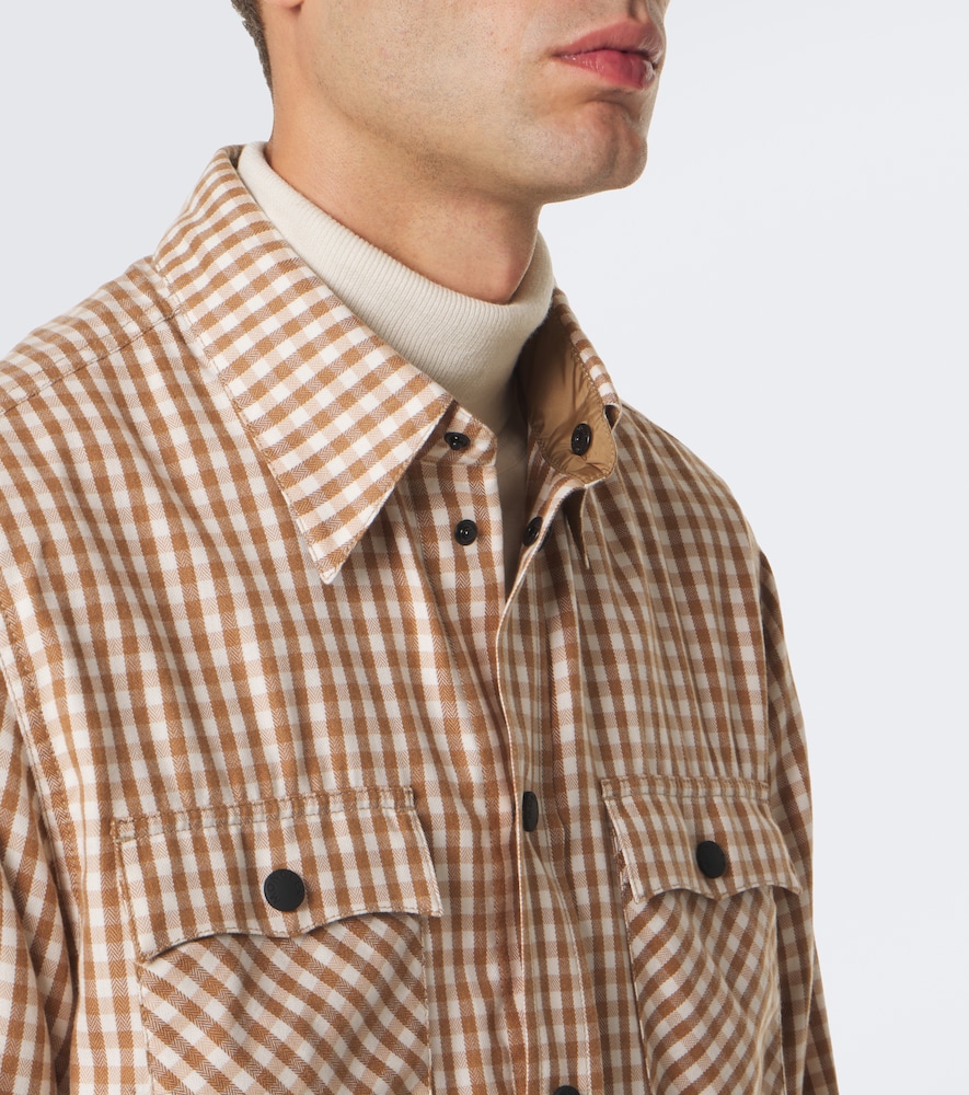 Grenoble Check Cotton-Blend Twill Shirt