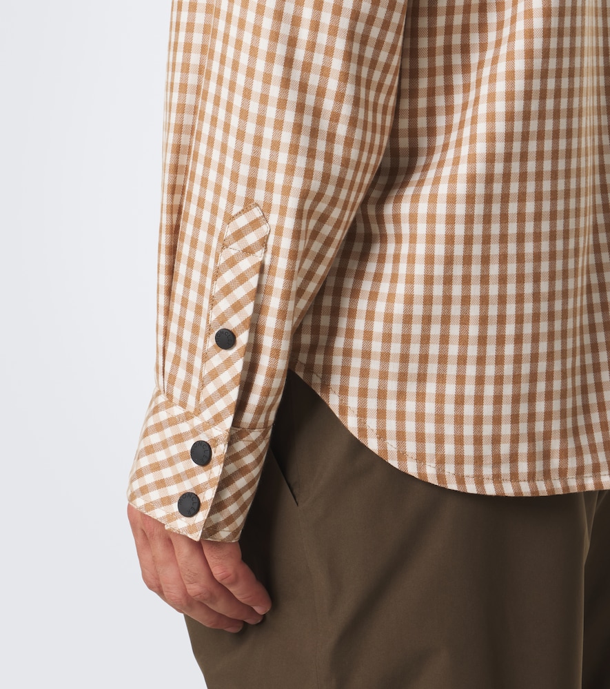 Grenoble Check Cotton-Blend Twill Shirt