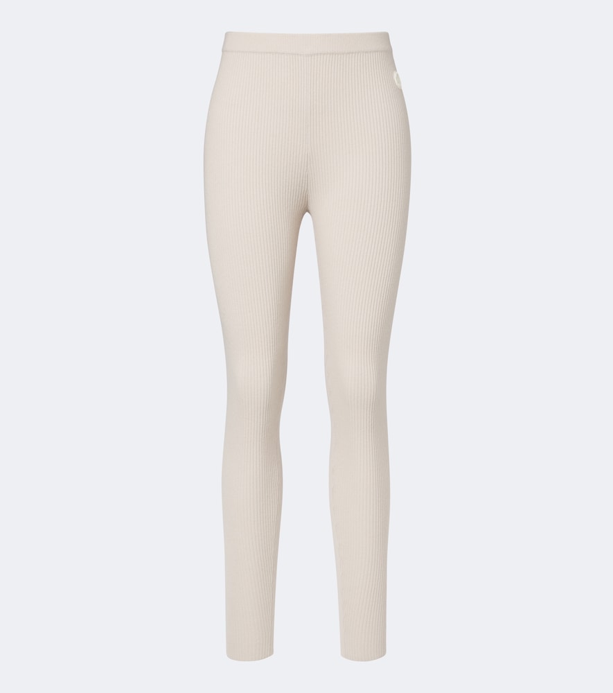 Ski-Leggings aus einem Wollgemisch