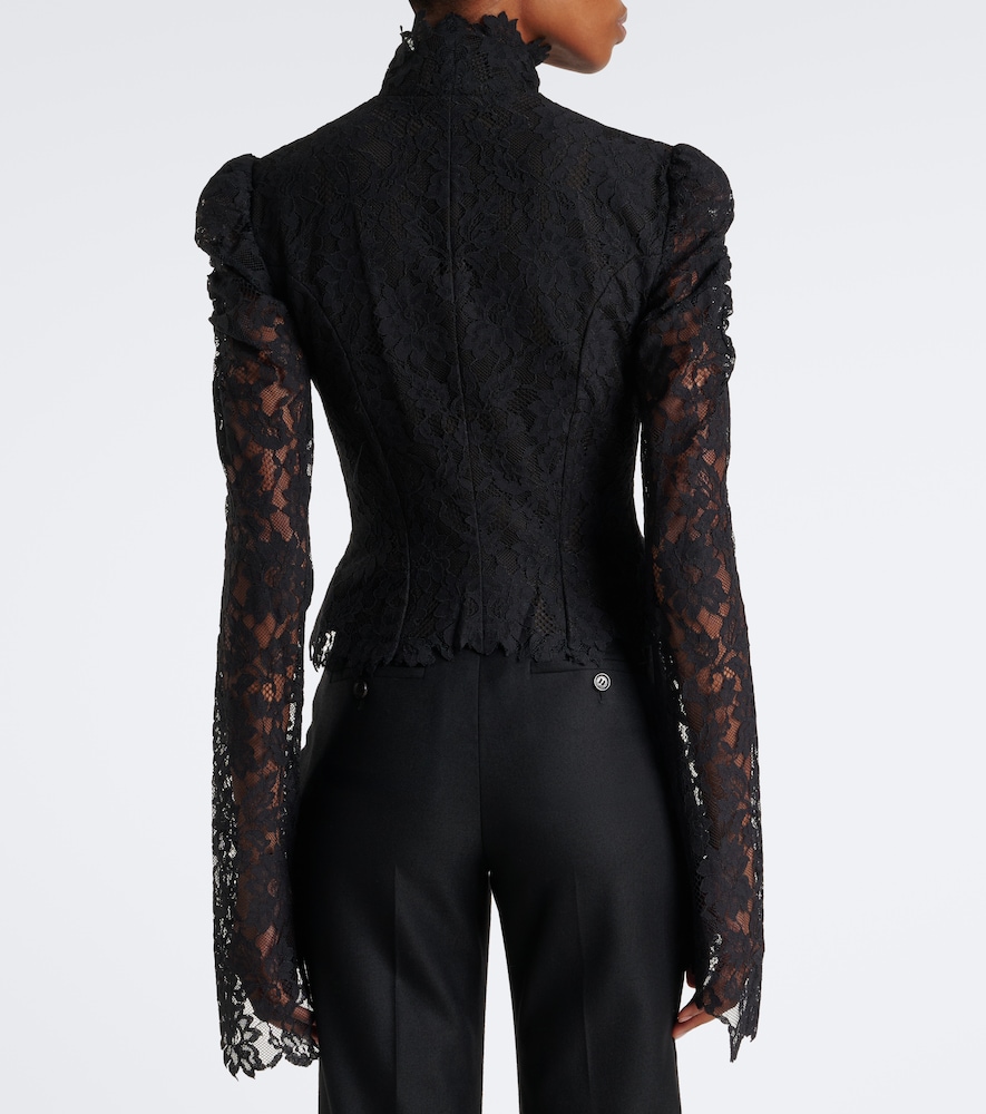 Vitalis Lace Cotton-Blend Corset Top