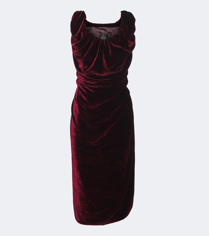 Midikleid Ginnie Amber aus Samt