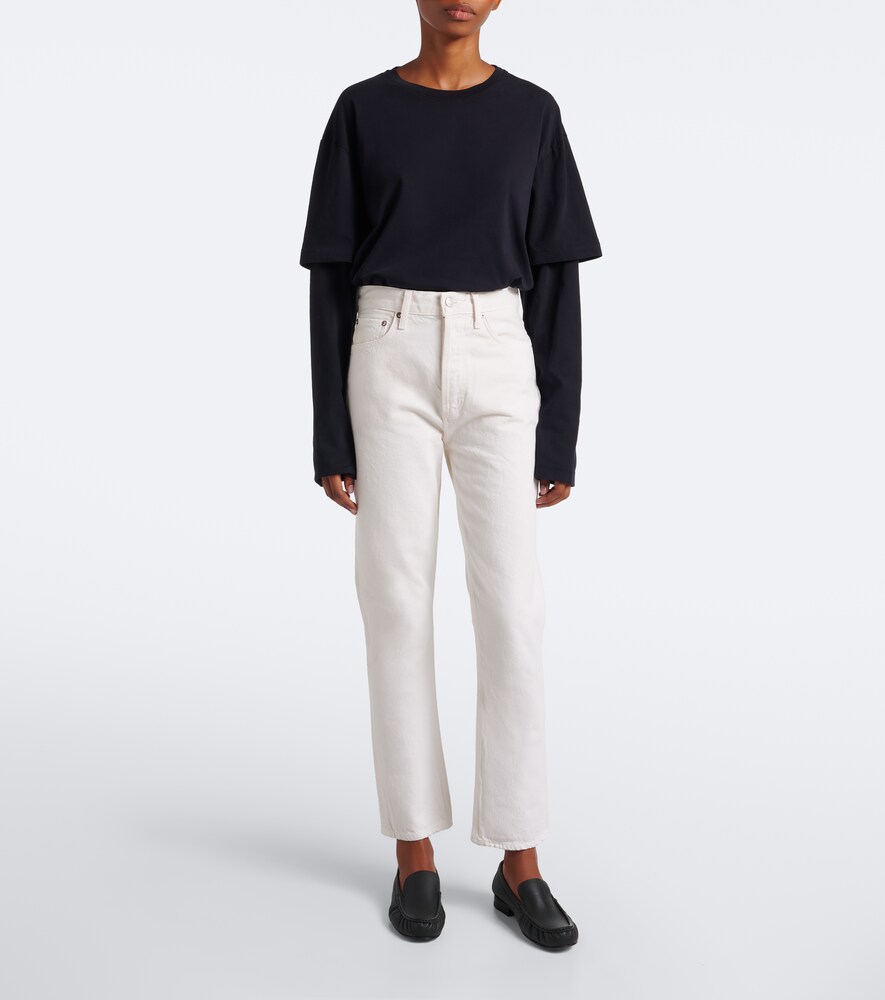 Riley Cropped Straight Jeans