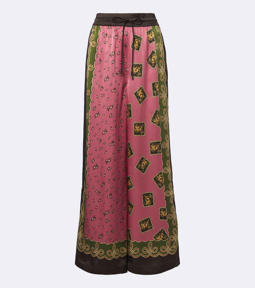Alémais Palazzohose Lacey aus Seiden-Twill