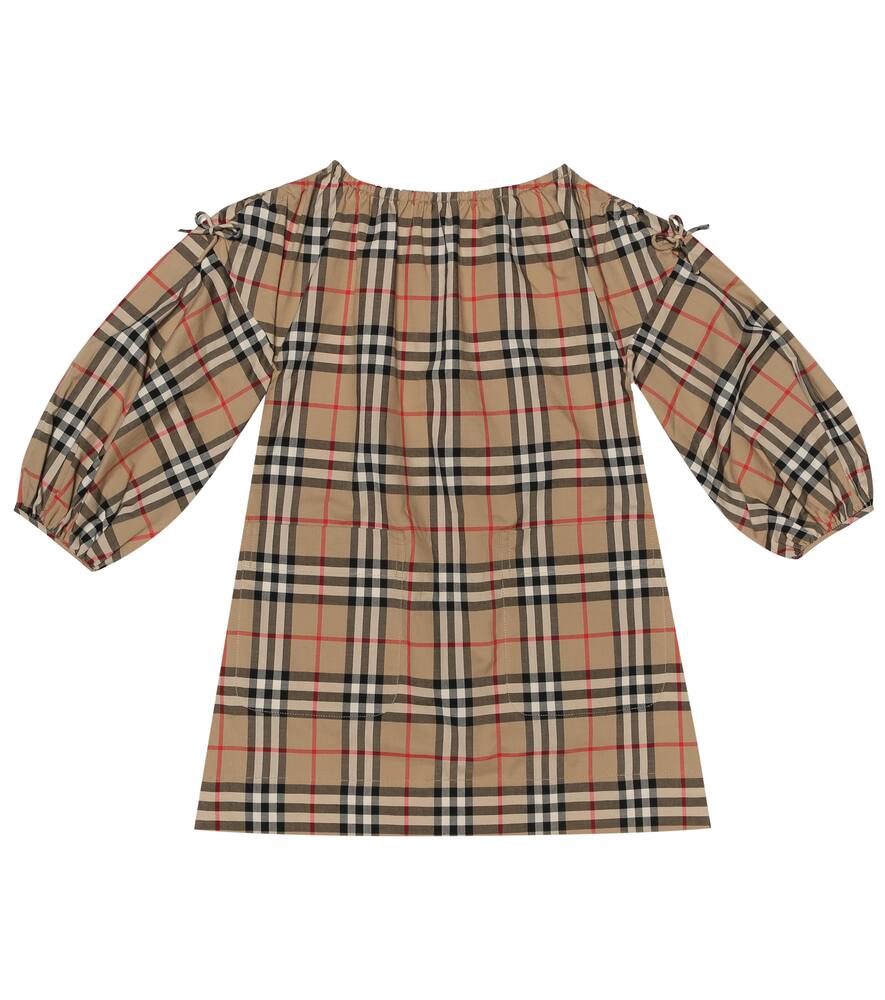 Click to view more detailed imagery on our partner's website Burberry Girls' Alenka Check Dress - Little Kid, Big Kid In Beige