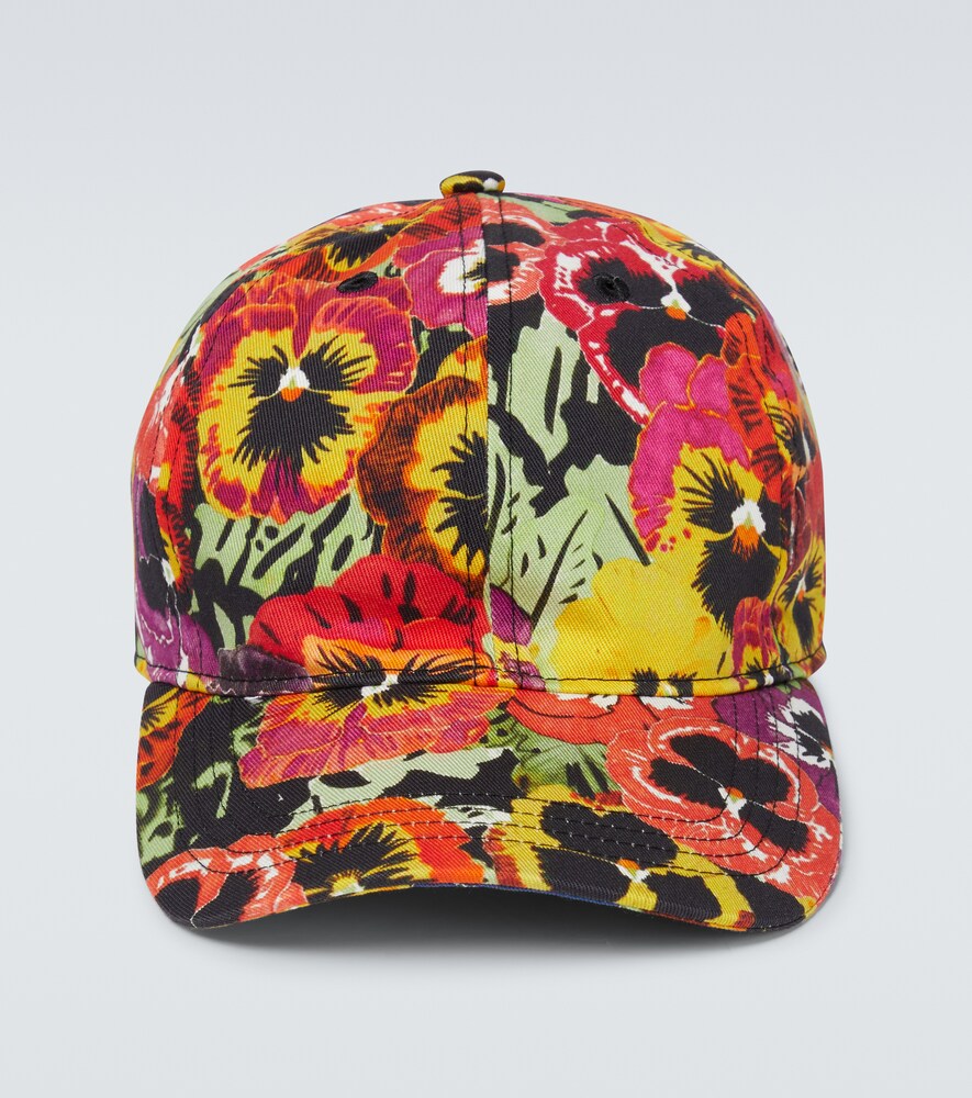 Loewe Pansy-print Logo-patch Cotton 