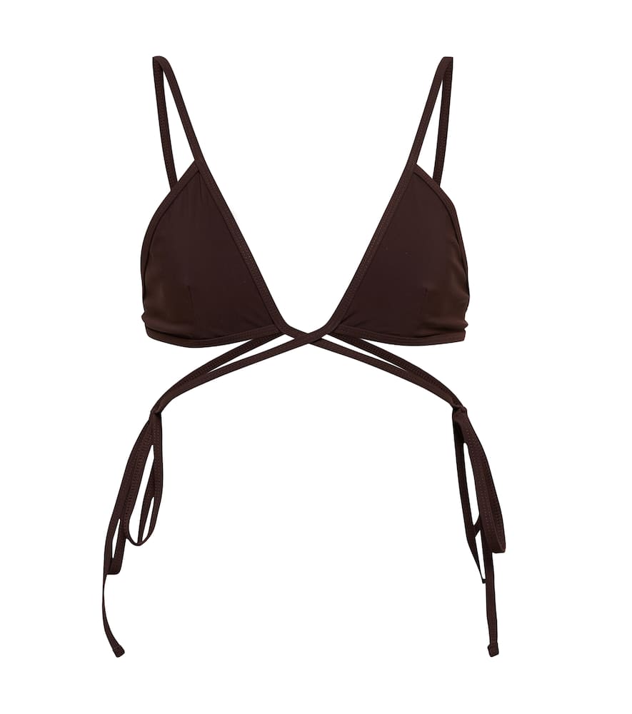 Christopher Esber Wrapround triangle bikini top