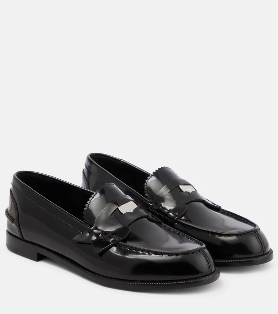 Christian Louboutin Patent leather penny loafers