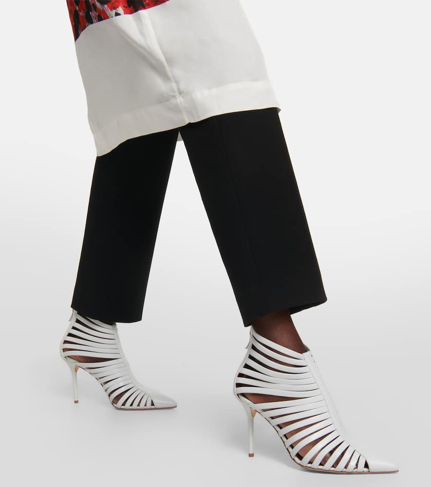 Shop Malone Souliers Heni Leather Ankle Boots In White