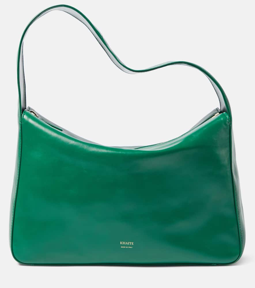 Elena leather shoulder bag