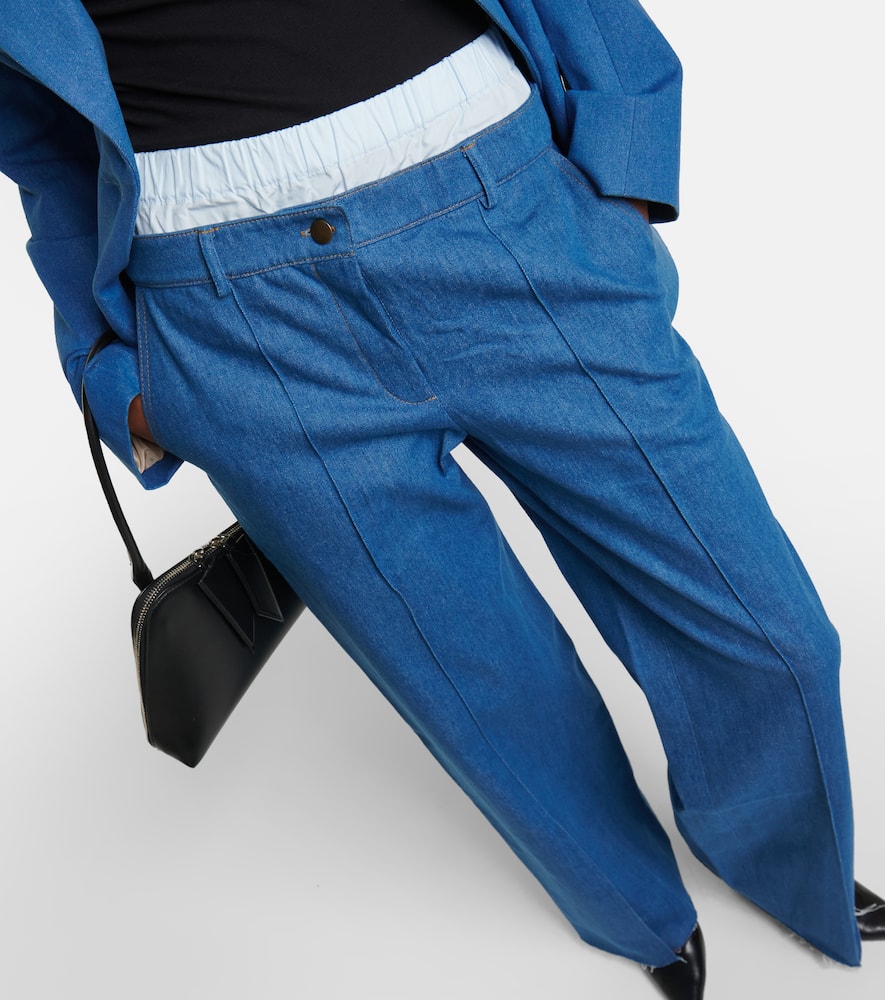 Shop Aya Muse Cosa High-rise Denim Jeans In Blue