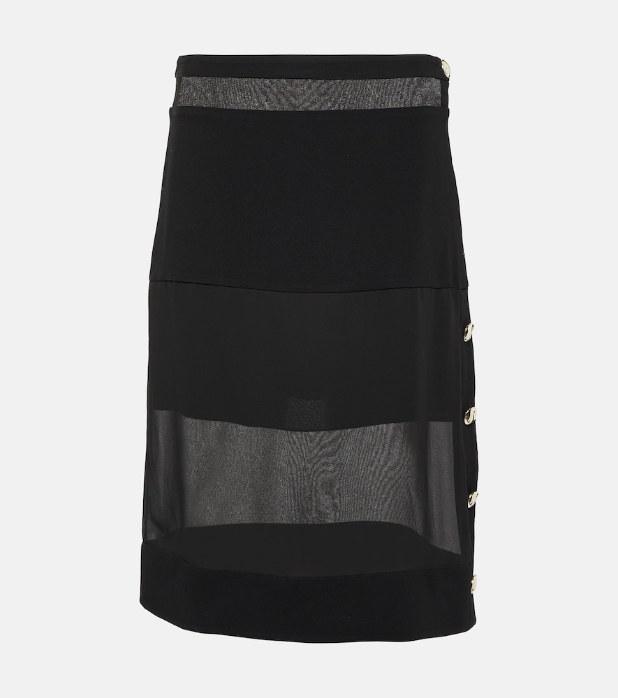 Proenza Schouler Technical chiffon midi skirt