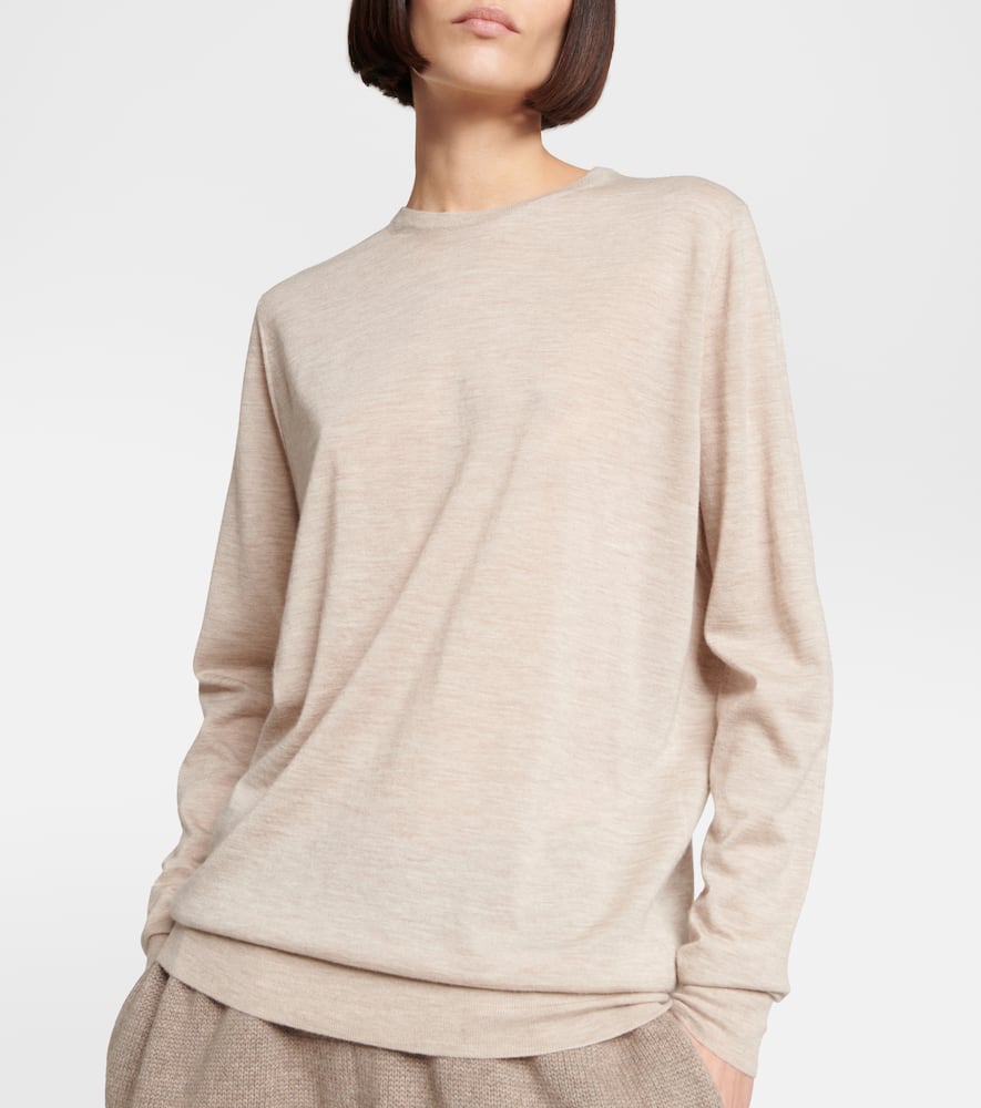 Shop The Row Exeter Cashmere Top In Sand