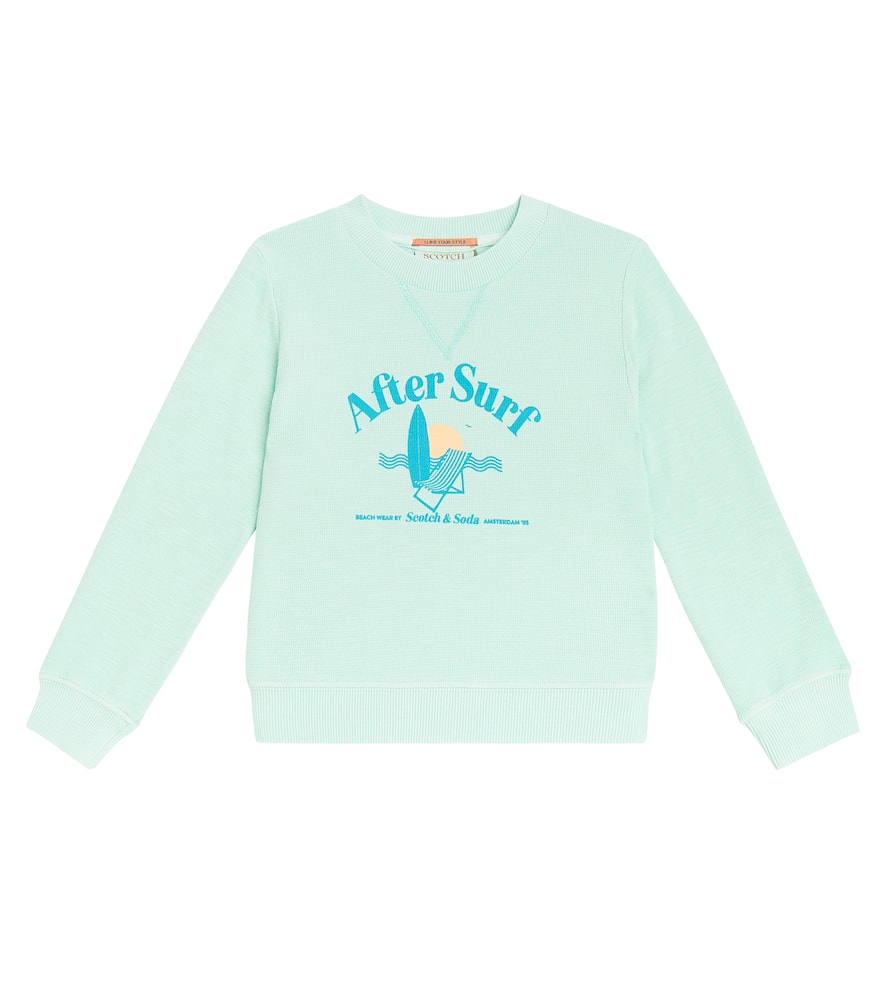 Scotch & Soda Kids Printed jersey sweatshirt