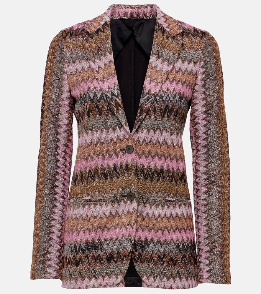 Missoni Zig Zag lamé blazer
